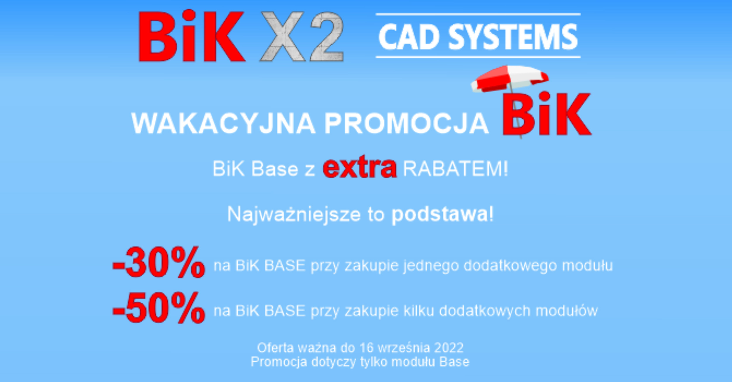 Letnia promocja BiK, zyskaj do 50% rabatu !