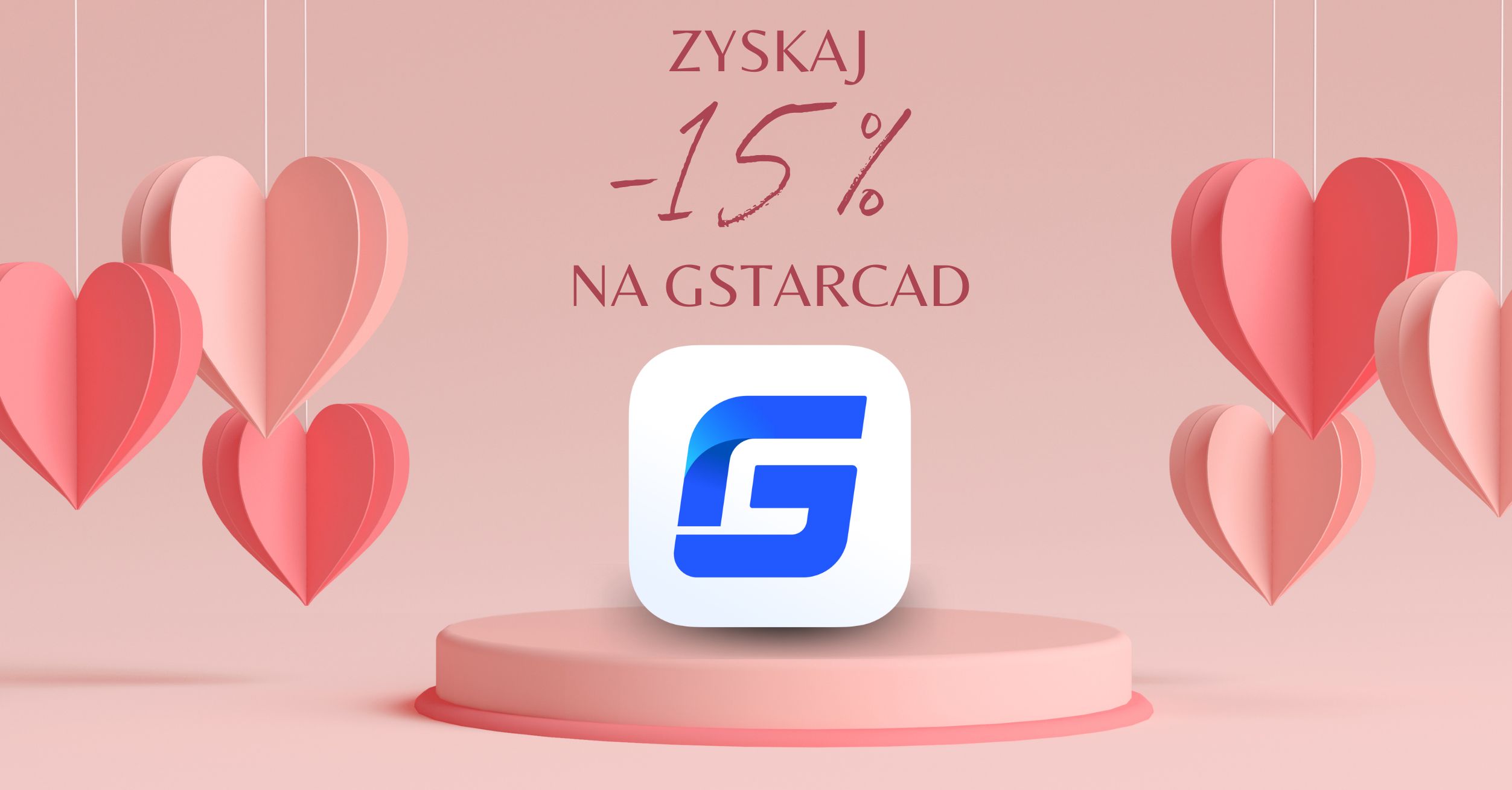 Walentynkowe -15% na GstarCAD!