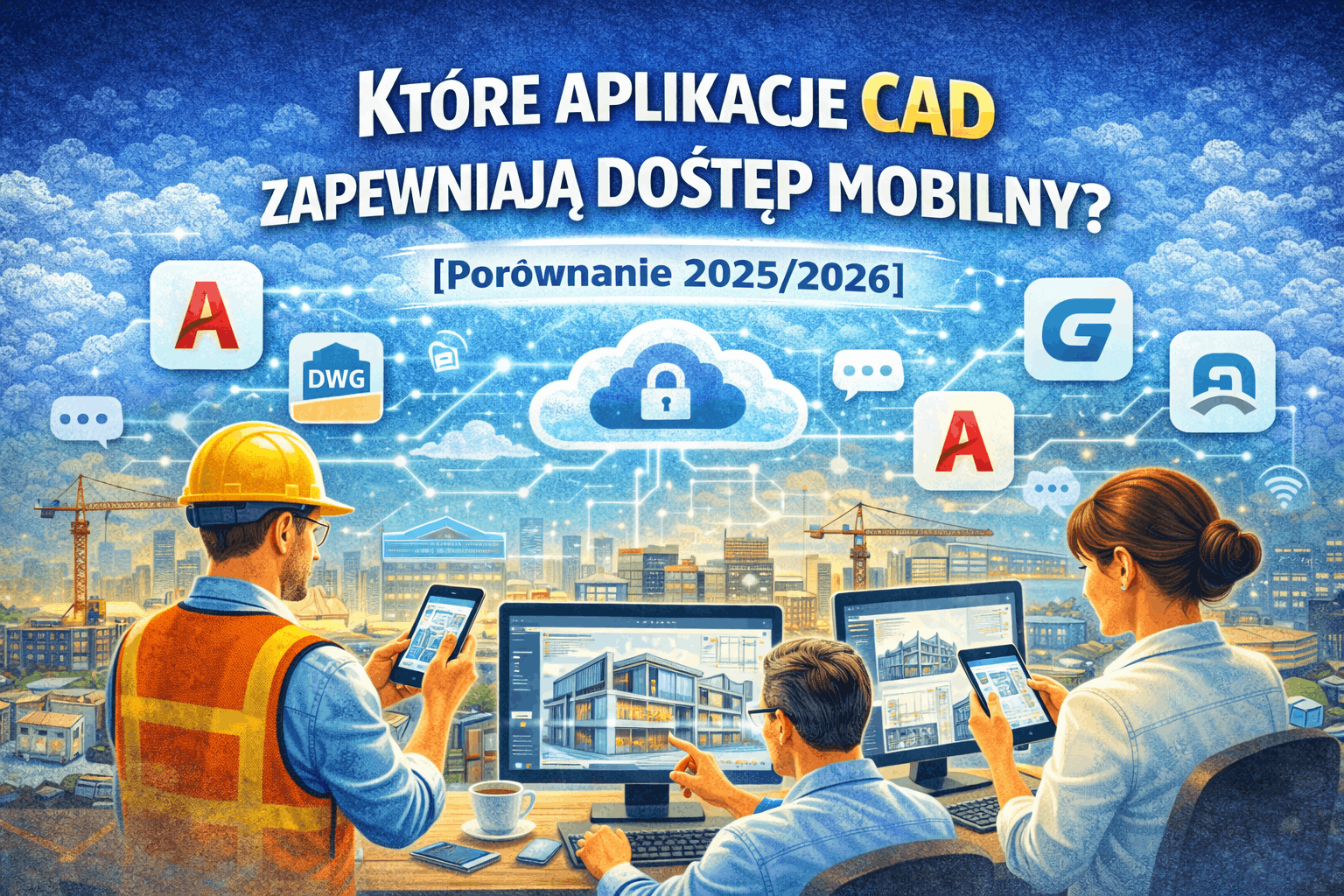 Które aplikacje CAD zapewniają dostęp mobilny?